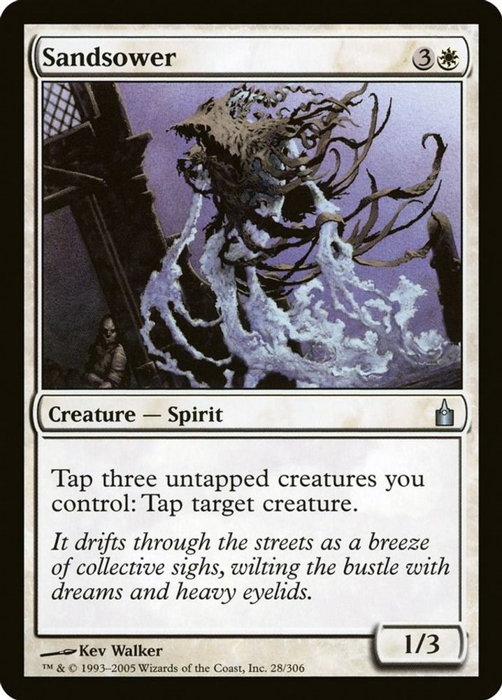2005 Magic: The Gathering: Ravnica: City of Guilds (RAV) - Sandsower (#28, Uncommon) (, Near Mint)