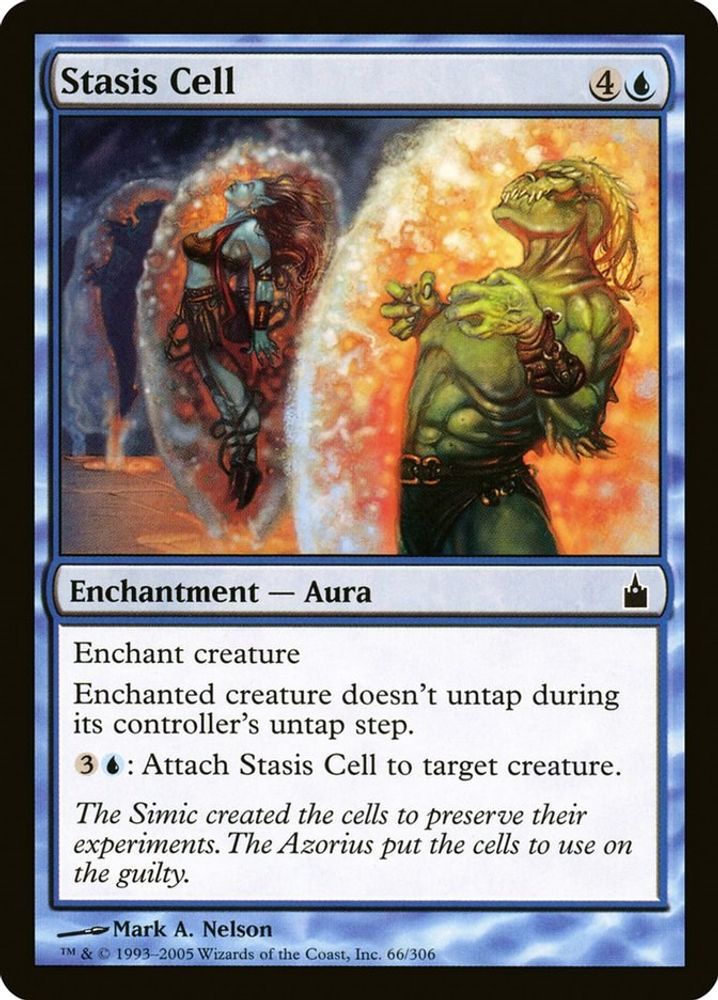 2005 Magic: The Gathering: Ravnica: City of Guilds (RAV) - Stasis Cell (#66, Common) (, Near Mint)