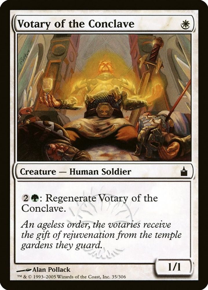2005 Magic: The Gathering: Ravnica: City of Guilds (RAV) - Votary of the Conclave (#35, Common) (, Near Mint)
