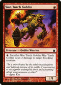 2005 Magic: The Gathering: Ravnica: City of Guilds (RAV) - War Torch Goblin (#151, Common) (, Near Mint)
