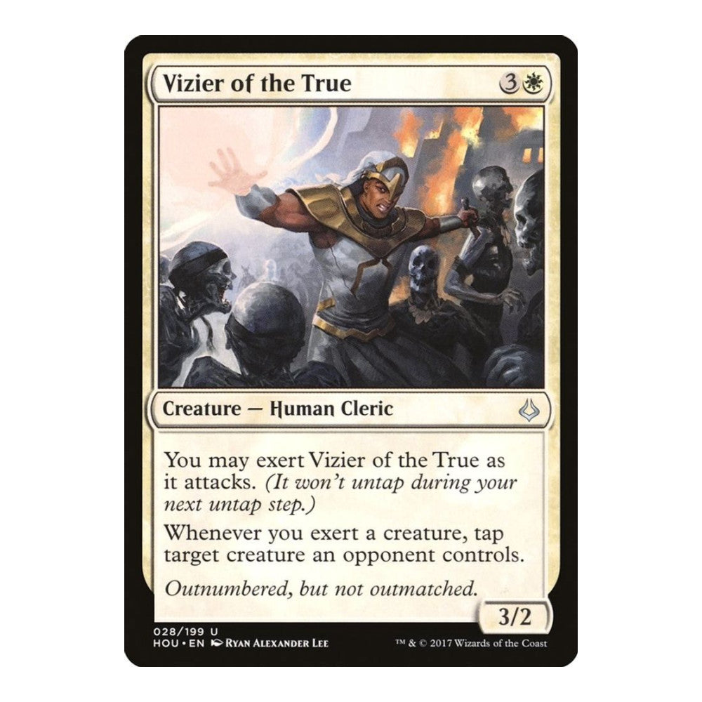 2017 Magic: The Gathering: Hour of Devastation (HOU) - Vizier of the True (#28, Uncommon) (, Near Mint)