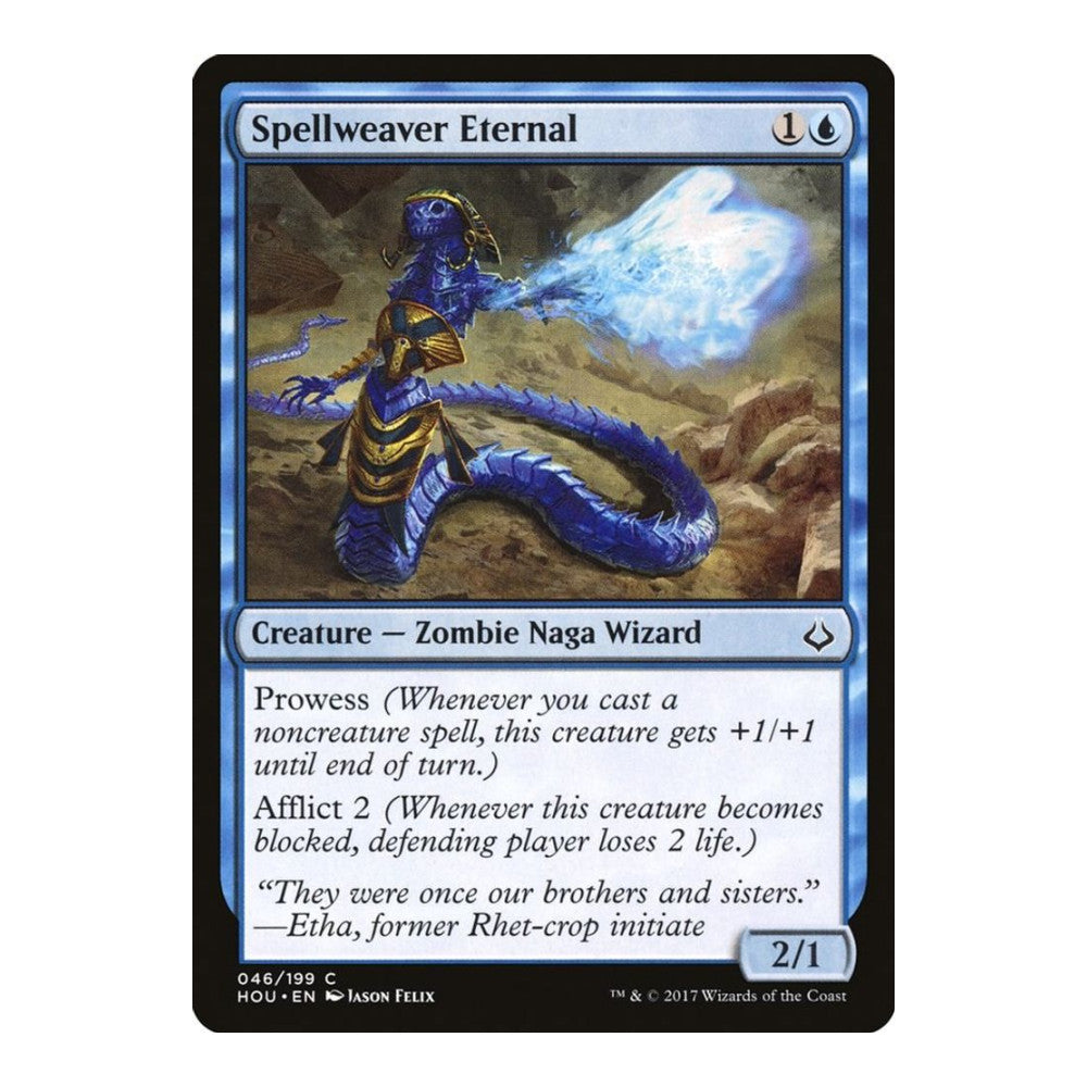 2017 Magic: The Gathering: Hour of Devastation (HOU) - Spellweaver Eternal (#46, Common) (, Near Mint)