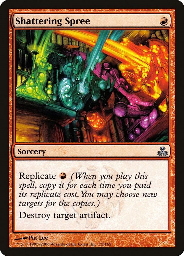 2006 Magic: The Gathering: Guildpact (GPT) - Shattering Spree (#75, Uncommon) (, Near Mint)