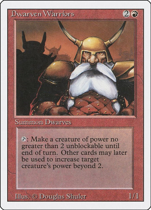 1994 Magic: The Gathering: Revised Edition (3ED) - Dwarven Warriors (#144, Common) (, Near Mint)