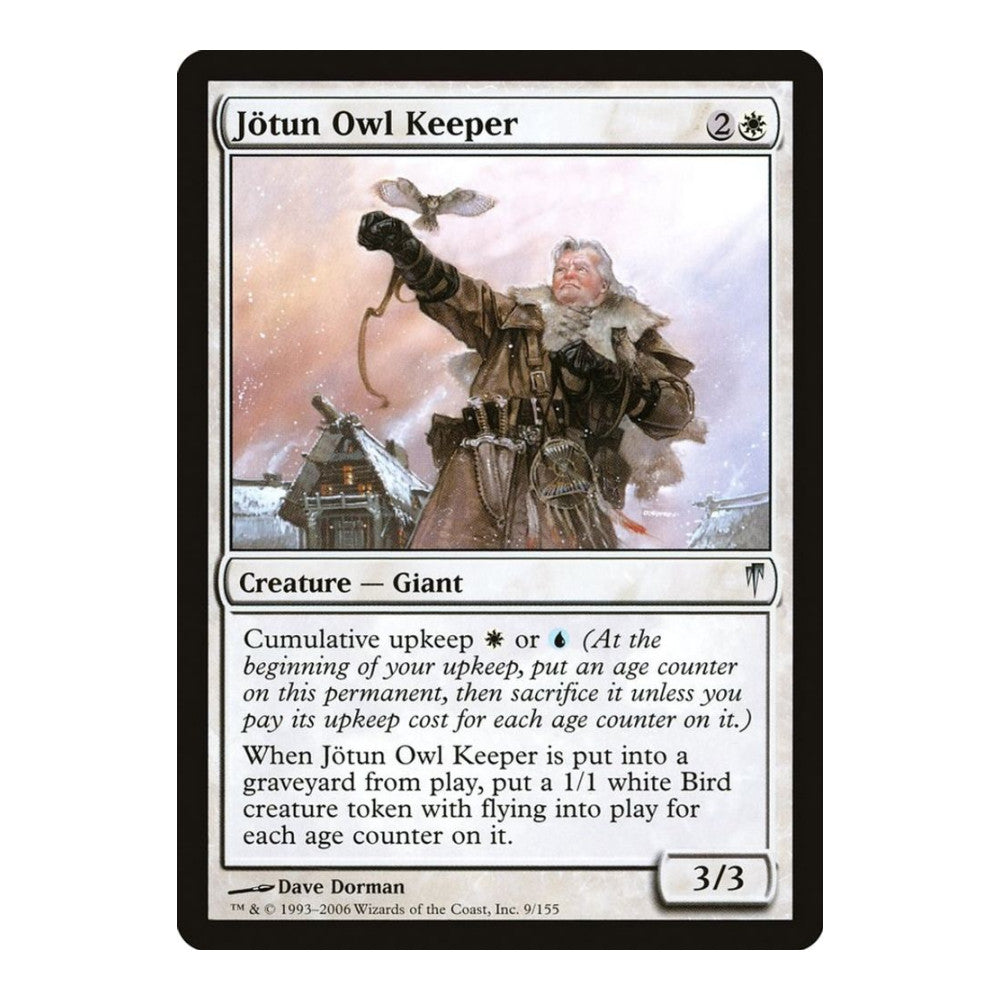 2006 Magic: The Gathering: Coldsnap (CSP) - Jotun Owl Keeper (#9, Uncommon) (, Near Mint)
