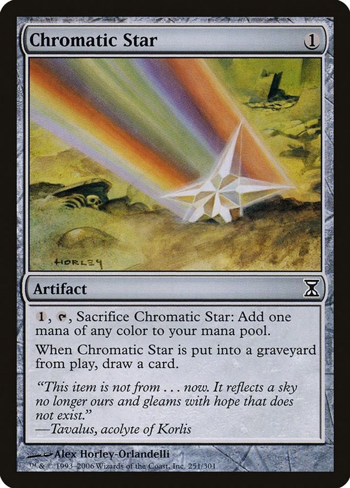 2006 Magic: The Gathering: Time Spiral (TSP) - Chromatic Star (#251, Common) (, Near Mint)