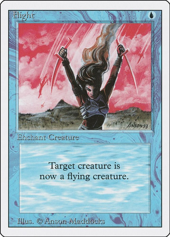 1994 Magic: The Gathering: Revised Edition (3ED) - Flight (#59, Common) (, Near Mint)