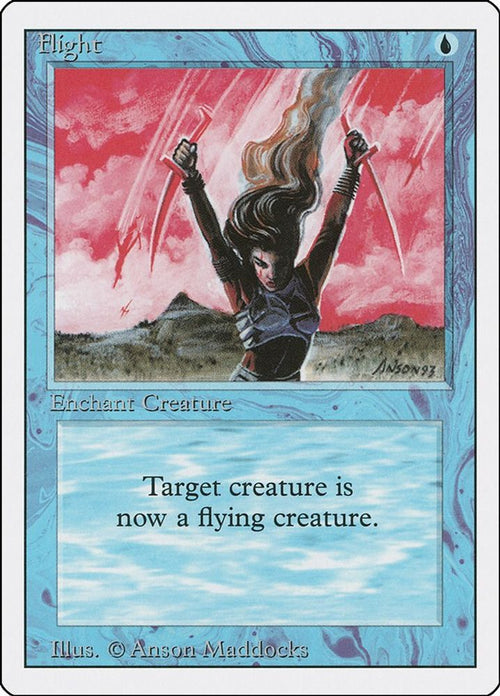 1994 Magic: The Gathering: Revised Edition (3ED) - Flight (#59, Common) (, Near Mint)