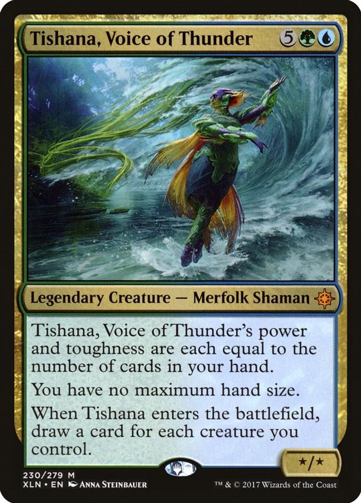 2017 Magic: The Gathering: Ixalan (XLN) - Tishana Voice of Thunder (#230, Mythic Rare) (, Near Mint)