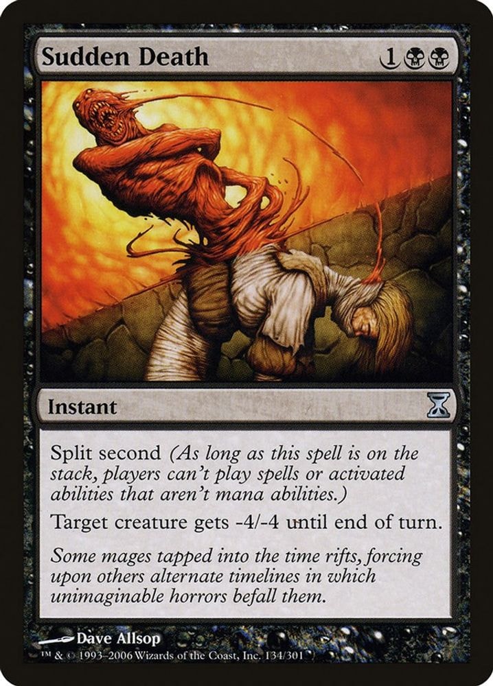2006 Magic: The Gathering: Time Spiral (TSP) - Sudden Death (#134, Uncommon) (, Near Mint)