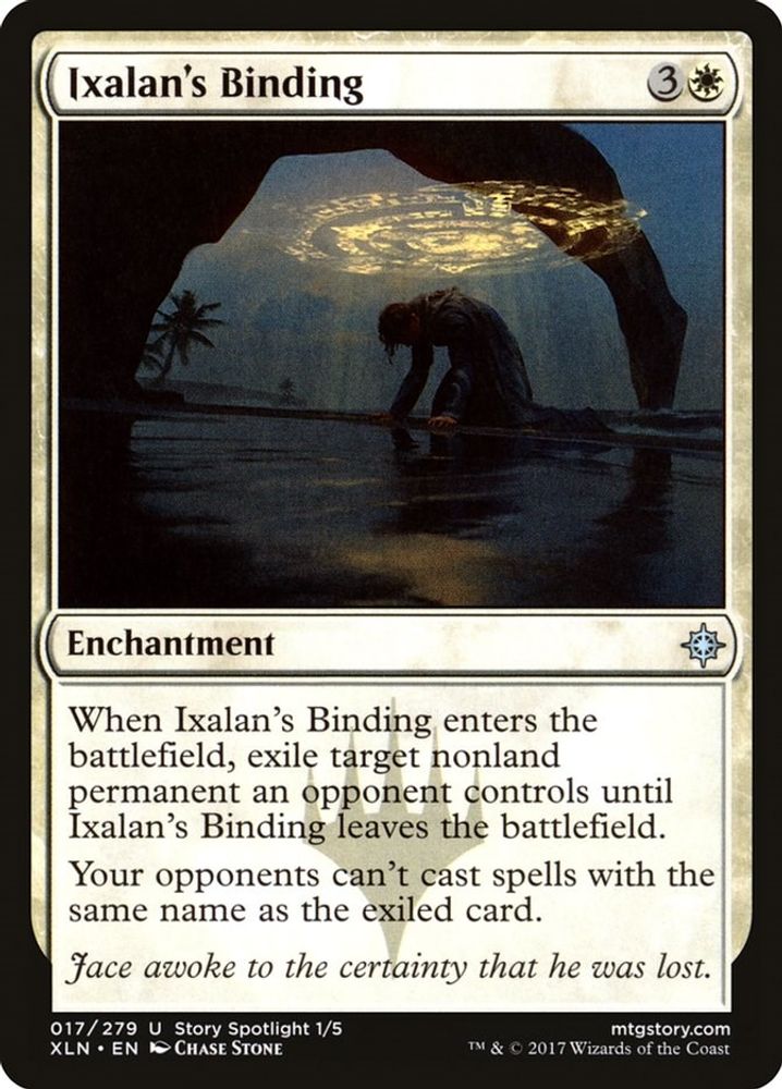 2017 Magic: The Gathering: Ixalan (XLN) - Ixalans Binding (#17, Uncommon) (, Near Mint)
