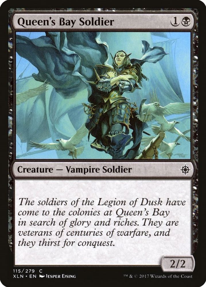 2017 Magic: The Gathering: Ixalan (XLN) - Queens Bay Soldier (#115, Common) (, Near Mint)