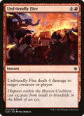 2017 Magic: The Gathering: Ixalan (XLN) - Unfriendly Fire (#172, Common) (, Near Mint)