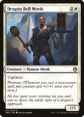 2017 Magic: The Gathering: Iconic Masters (IMA) - Dragon Bell Monk (#17, Common) (, Near Mint)