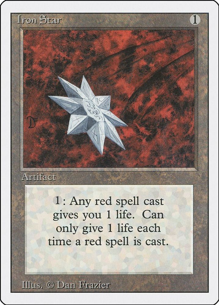 1994 Magic: The Gathering: Revised Edition (3ED) - Iron Star (#252, Uncommon) (, Near Mint)