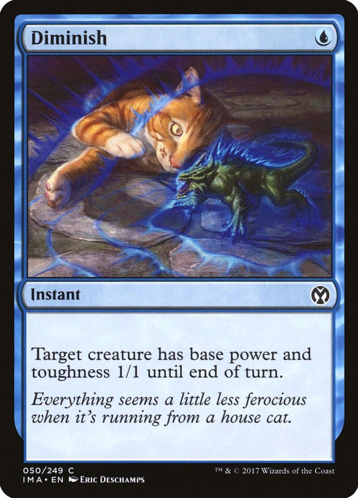 2017 Magic: The Gathering: Iconic Masters (IMA) - Diminish (#50, Common) (, Near Mint)
