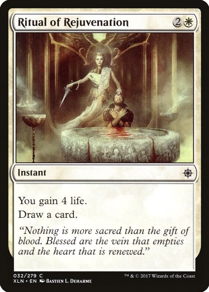 2017 Magic: The Gathering: Ixalan (XLN) - Ritual of Rejuvenation (#32, Common) (, Near Mint)