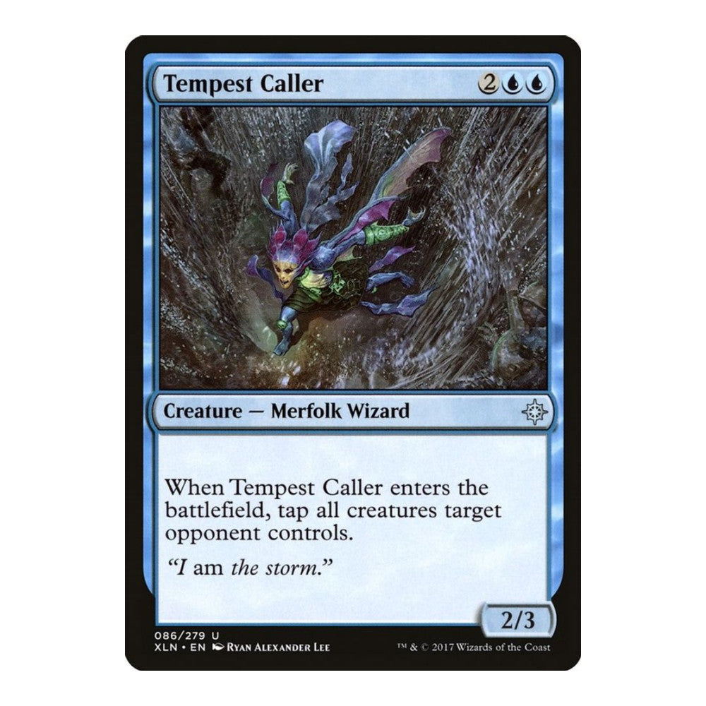 2017 Magic: The Gathering: Ixalan (XLN) - Tempest Caller (#86, Uncommon) (, Near Mint)