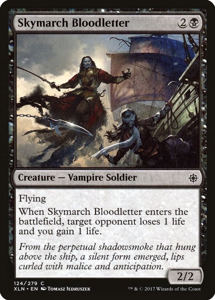 2017 Magic: The Gathering: Ixalan (XLN) - Skymarch Bloodletter (#124, Common) (, Near Mint)