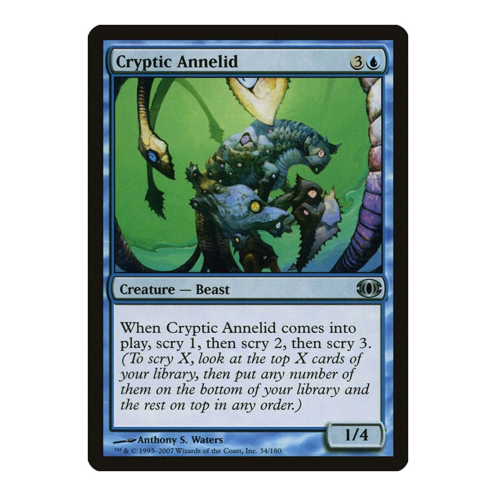 2007 Magic: The Gathering: Future Sight (FUT) - Cryptic Annelid (#34, Uncommon) (, Near Mint)