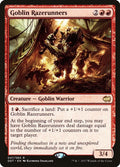 2017 Magic: The Gathering: Duel Decks: Merfolk vs. Goblins (DDT) - Goblin Razerunners (#47, Rare) (, Near Mint)