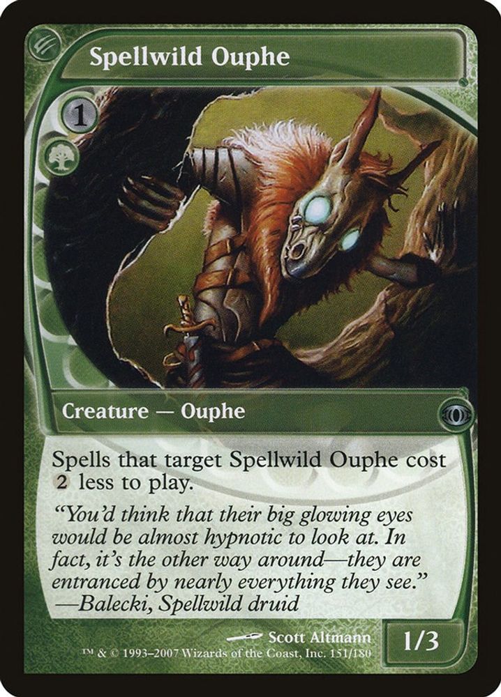 2007 Magic: The Gathering: Future Sight (FUT) - Spellwild Ouphe (#151, Uncommon) (, Near Mint)