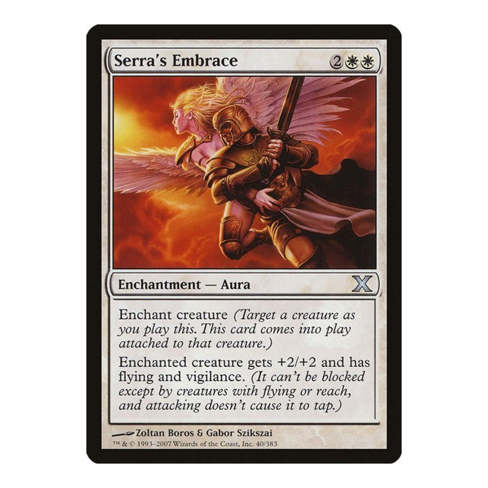 2007 Magic: The Gathering: 10th Edition (10E) - Serras Embrace (#40, Uncommon) (, Near Mint)