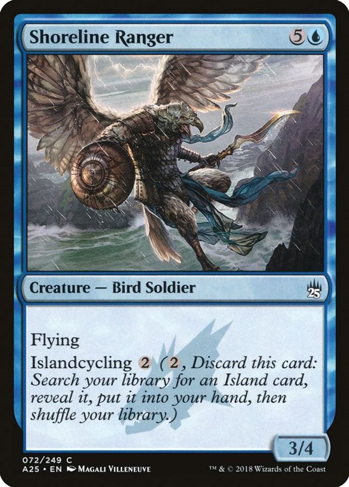 2018 Magic: The Gathering: Masters 25 (A25) - Shoreline Ranger (#72, Common) (, Near Mint)
