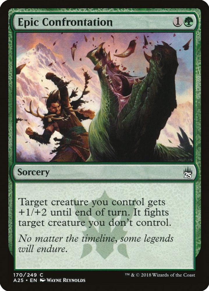 2018 Magic: The Gathering: Masters 25 (A25) - Epic Confrontation (#170, Common) (, Near Mint)