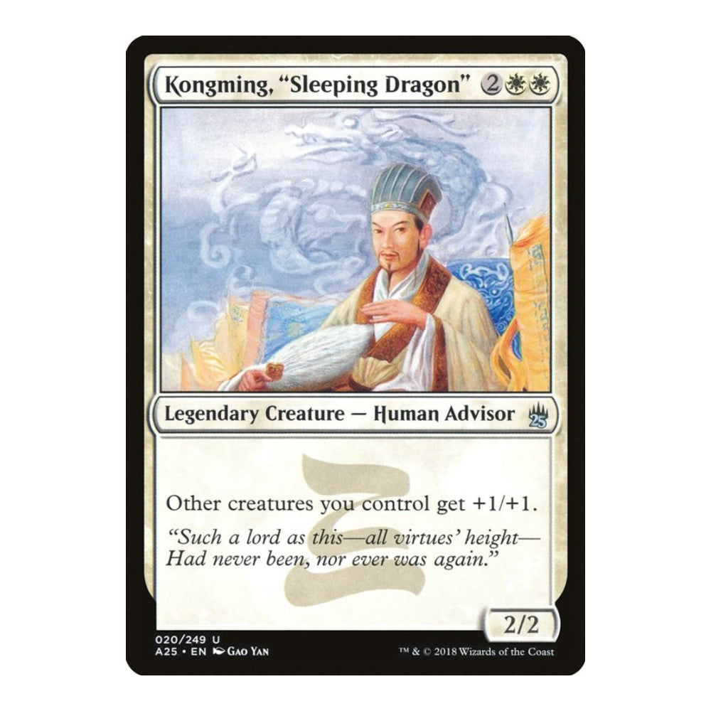 2018 Magic: The Gathering: Masters 25 (A25) - Kongming Sleeping Dragon (#20, Uncommon) (, Near Mint)