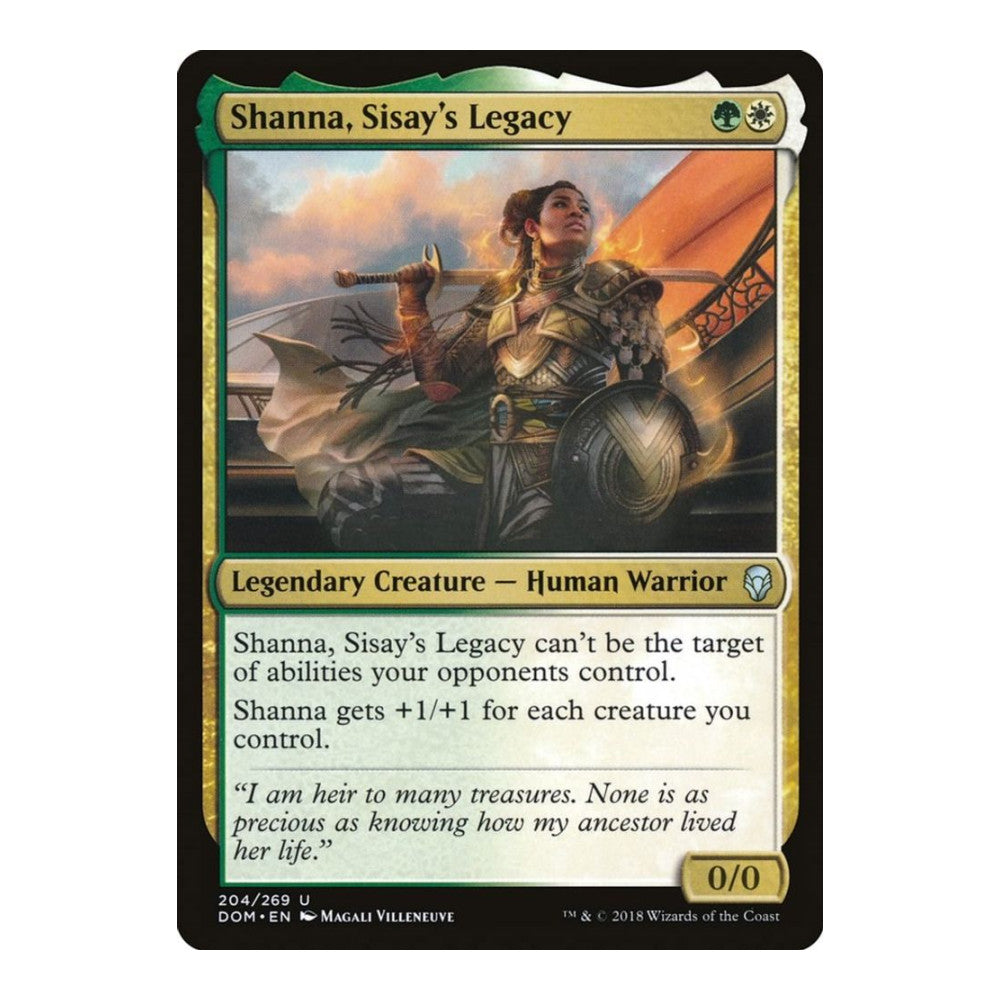 2018 Magic: The Gathering: Dominaria (DOM) - Shanna Sisays Legacy (#204, Uncommon) (, Near Mint)