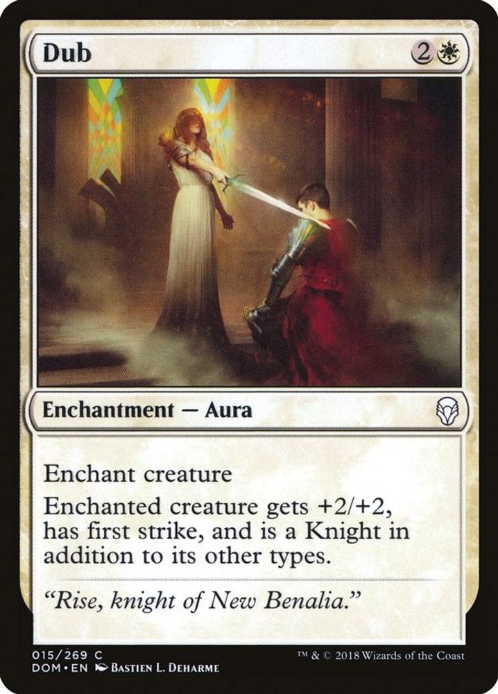 2018 Magic: The Gathering: Dominaria (DOM) - Dub (#15, Common) (, Near Mint)