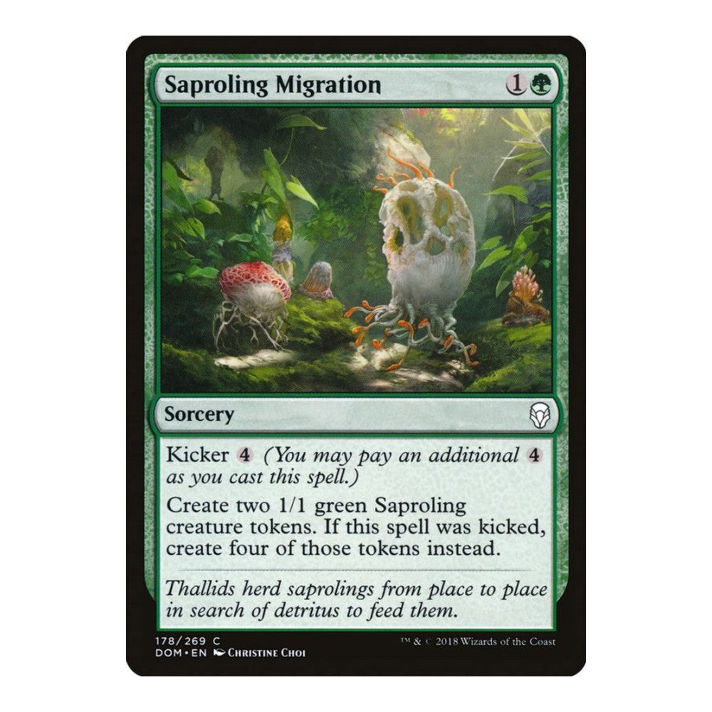 Saproling Migration - Dominaria () - Near Mint -