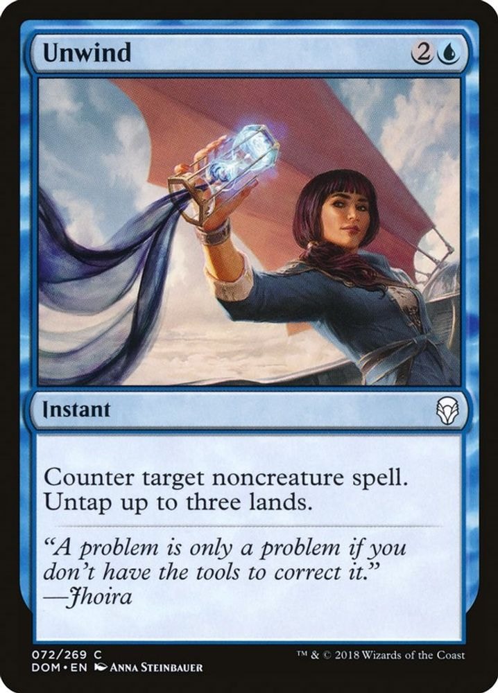 2018 Magic: The Gathering: Dominaria (DOM) - Unwind (#72, Common) (, Near Mint)