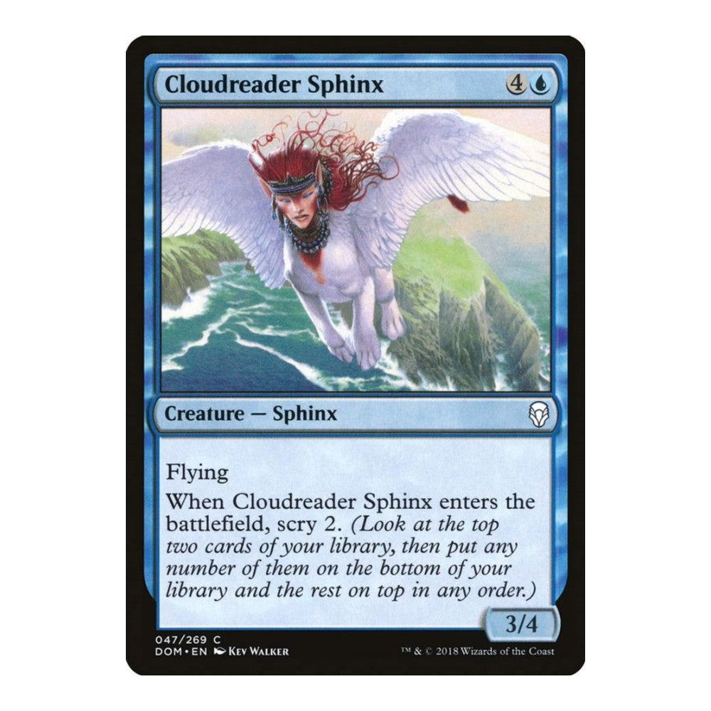 2018 Magic: The Gathering: Dominaria (DOM) - Cloudreader Sphinx (#47, Common) (, Near Mint)
