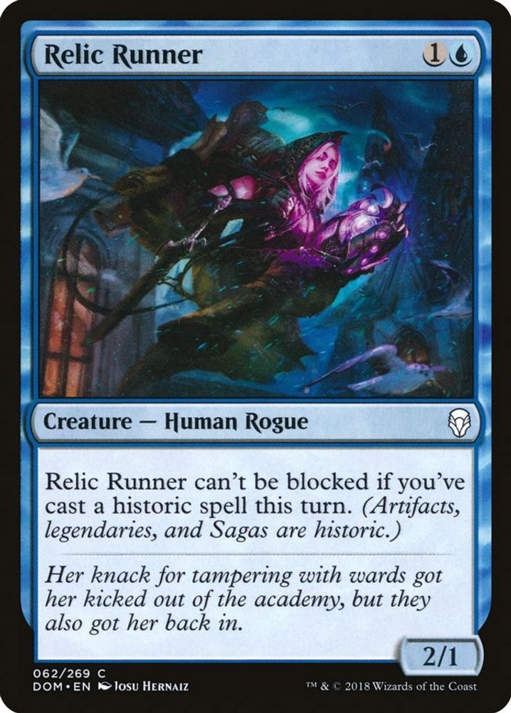 2018 Magic: The Gathering: Dominaria (DOM) - Relic Runner (#62, Common) (, Near Mint)
