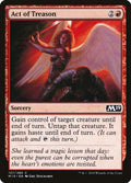 2018 Magic: The Gathering: Core Set 2019 (M19) - Act of Treason (#127, Common) (, Near Mint)