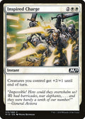 2018 Magic: The Gathering: Core Set 2019 (M19) - Inspired Charge (#15, Common) (, Near Mint)