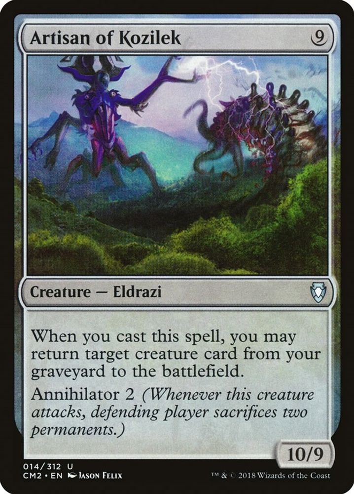 2018 Magic: The Gathering: Commander Anthology Volume II (CM2) - Artisan of Kozilek (#14, Uncommon) (, Near Mint)