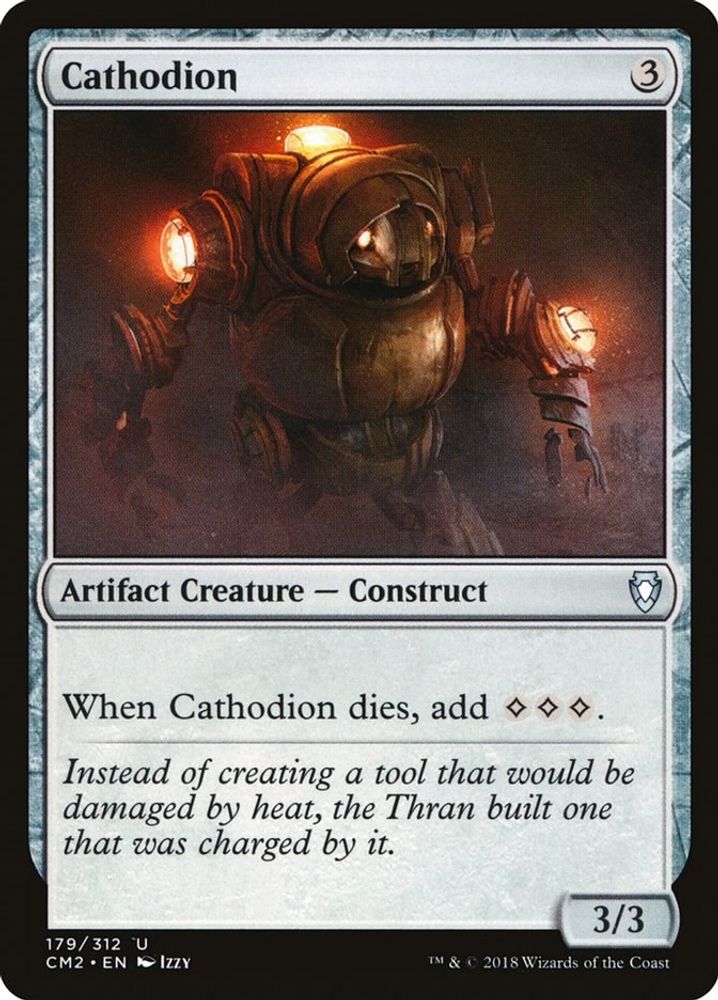 2018 Magic: The Gathering: Commander Anthology Volume II (CM2) - Cathodion (#179, Uncommon) (, Near Mint)