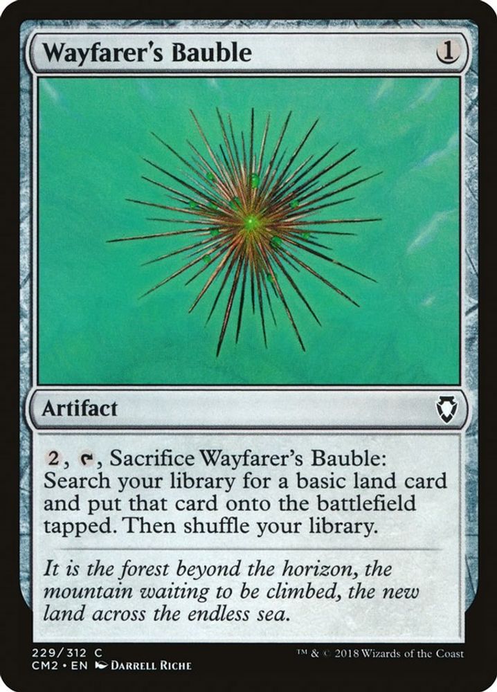 2018 Magic: The Gathering: Commander Anthology Volume II (CM2) - Wayfarers Bauble (#229, Common) (, Near Mint)