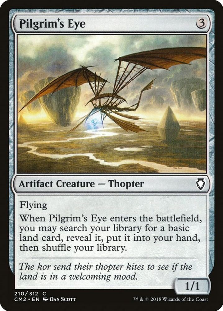 2018 Magic: The Gathering: Commander Anthology Volume II (CM2) - Pilgrims Eye (#210, Common) (, Near Mint)