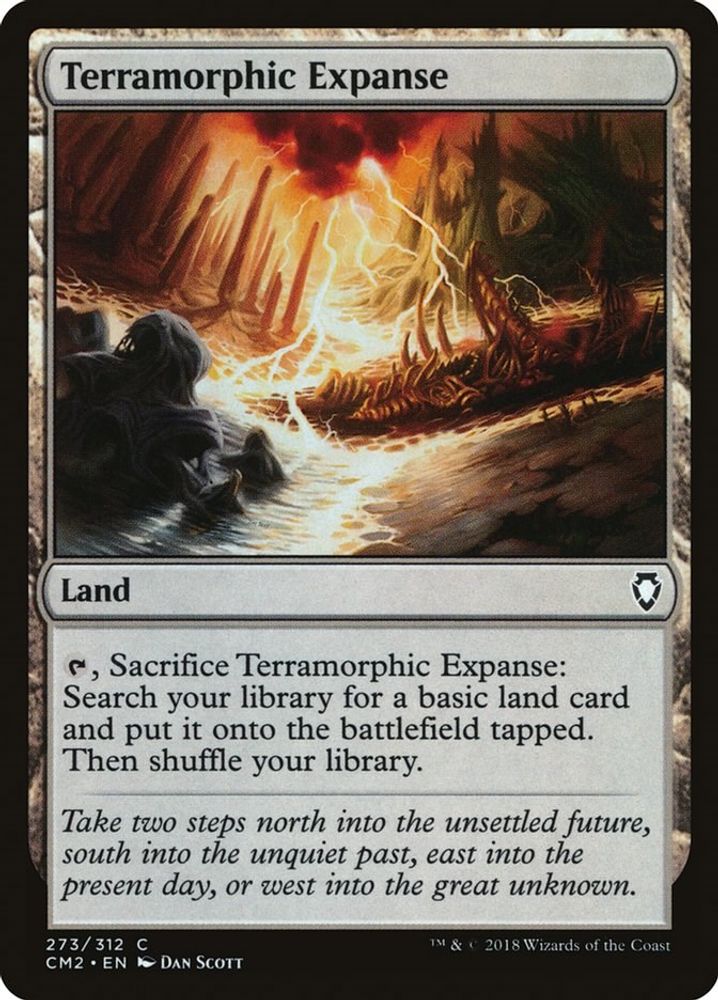 2018 Magic: The Gathering: Commander Anthology Volume II (CM2) - Terramorphic Expanse (#273, Common) (, Near Mint)