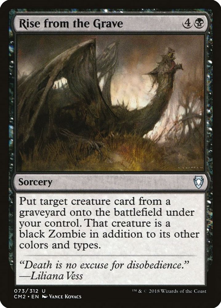 2018 Magic: The Gathering: Commander Anthology Volume II (CM2) - Rise from the Grave (#73, Uncommon) (, Near Mint)