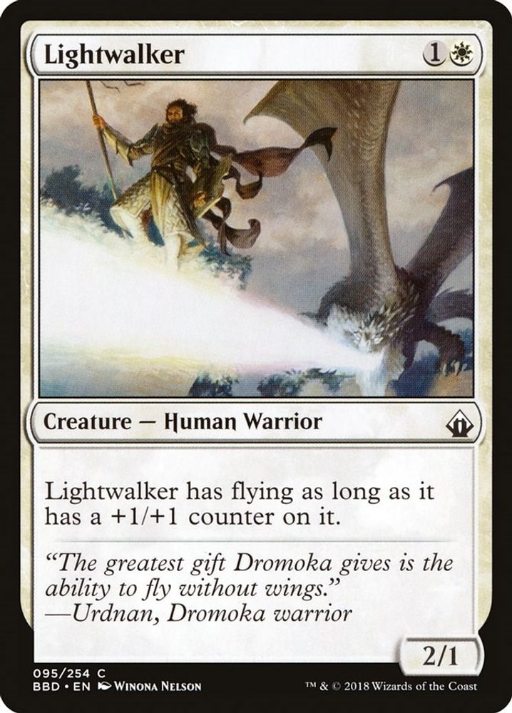 2018 Magic: The Gathering: Battlebond (BBD) - Lightwalker (#95, Common) (, Near Mint)