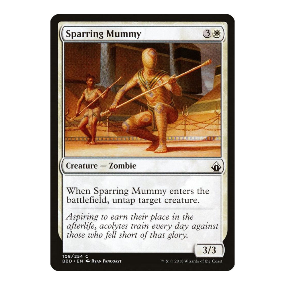 2018 Magic: The Gathering: Battlebond (BBD) - Sparring Mummy (#108, Common) (, Near Mint)