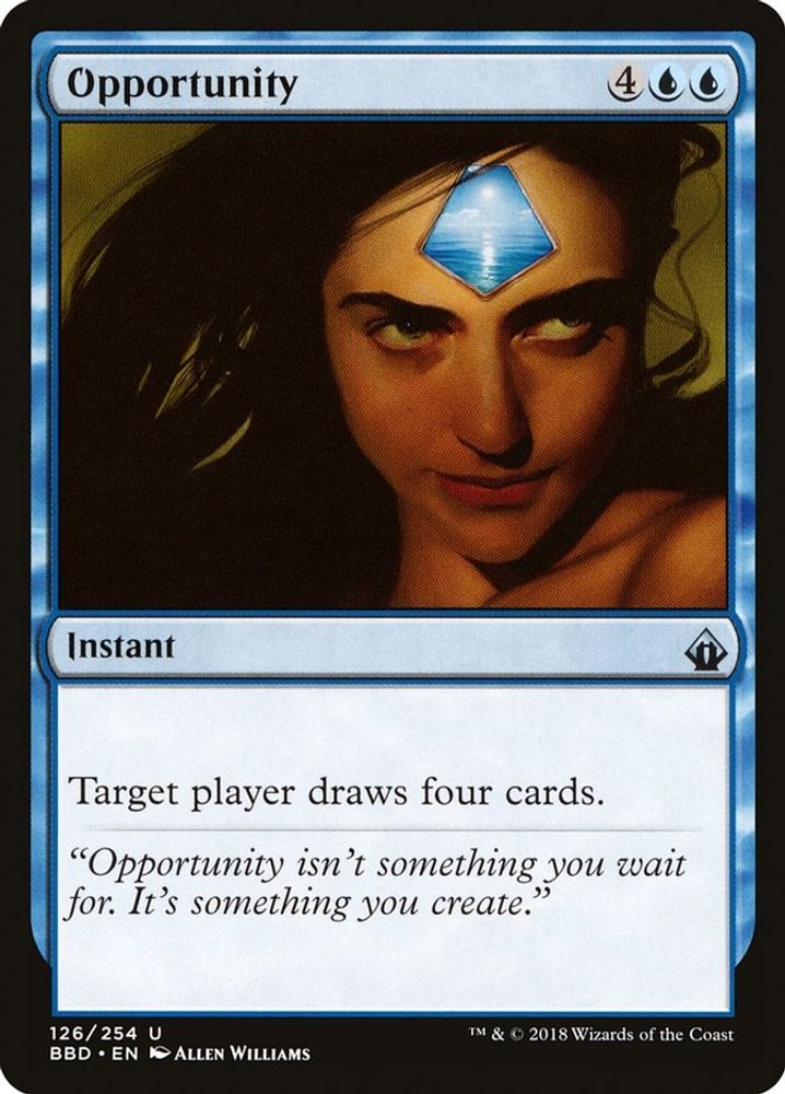 2018 Magic: The Gathering: Battlebond (BBD) - Opportunity (#126, Uncommon) (, Near Mint)