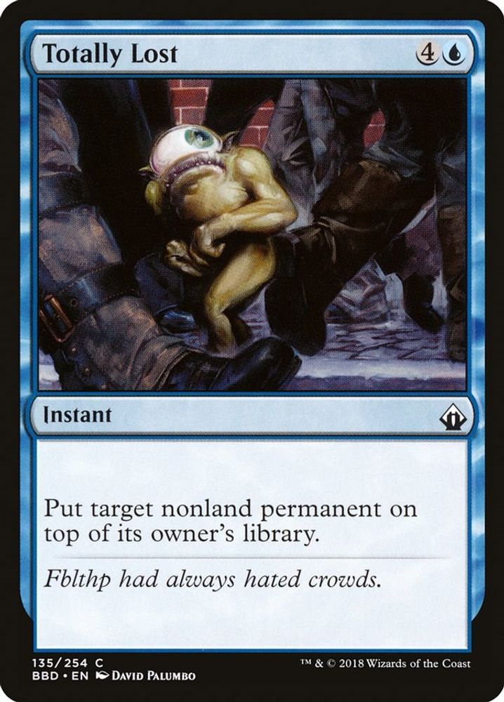 2018 Magic: The Gathering: Battlebond (BBD) - Totally Lost (#135, Common) (, Near Mint)