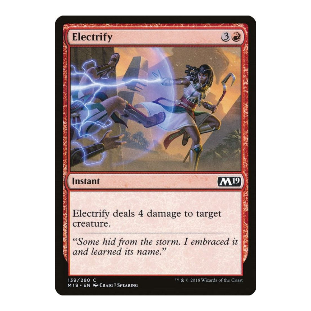 Electrify - Core Set 2019 () - Near Mint -