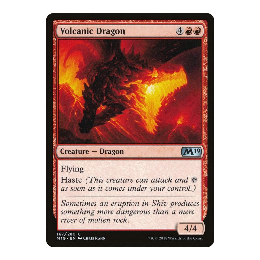 Volcanic Dragon - Core Set 2019 () - Near Mint -